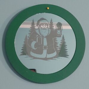Woodland Santa Mirror