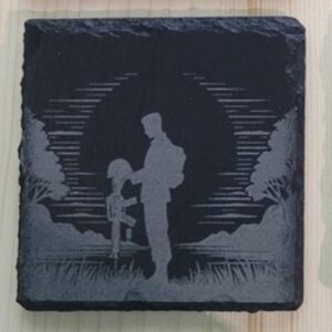 Veteran’s Reflection Slate Coaster