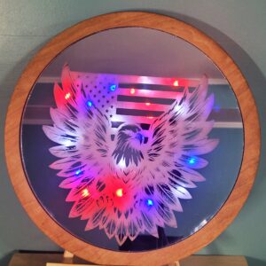 Patriotic Eagle/Flag Mirror