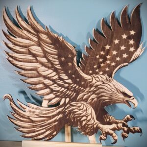 Patriotic Bald Eagle