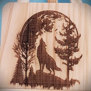 Woodland Wolf Coaster