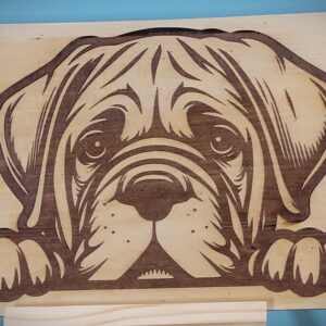 Bullmastiff Wood Wall Art