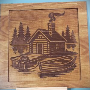 Cabin Lake House Wall Art