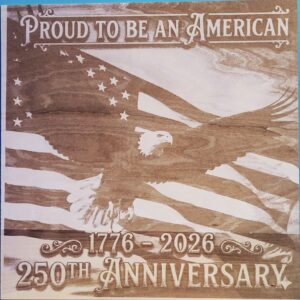 Proud to be an American Wood Wall Art