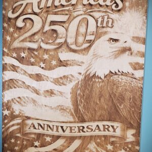 250th Anniversary Wood Wall Art