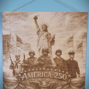 250th Anniversary Wood Wall Art