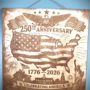 250th Anniversary Wood Wall Art
