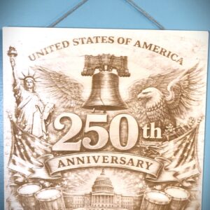 250th Anniversary Wood Wall Art