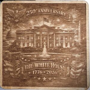 250th Anniversary Wood Coasters