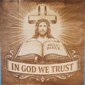 In God We Trust Wood Wall Art