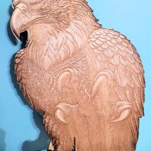 Bald Eagle Wooden Wall Decoration