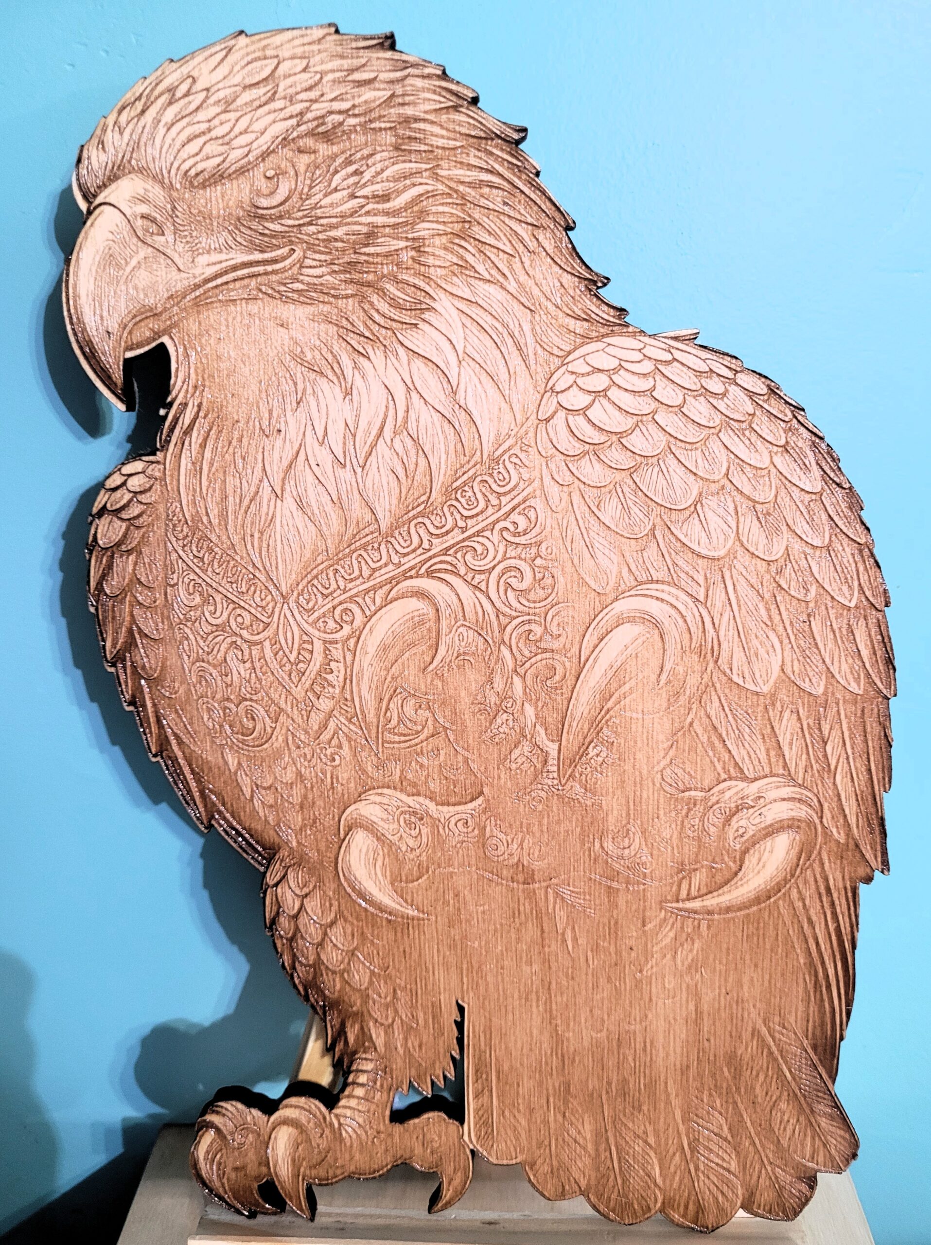 Bald Eagle Wooden Wall Decoration