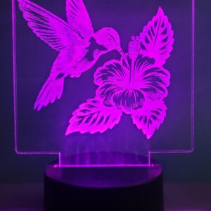 Hummingbird LED Light with multiple color settings